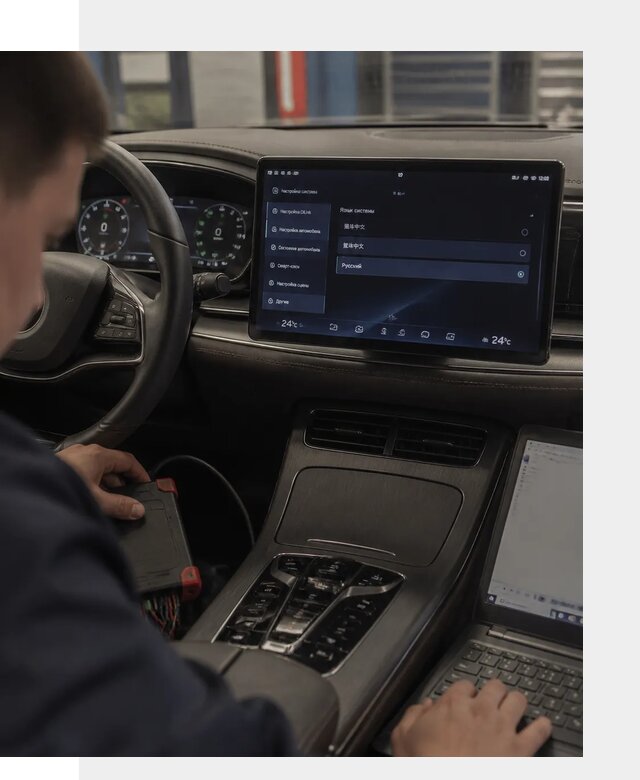 Русификация автомобиля BYD HAN для эксплуатации в Сарапуле