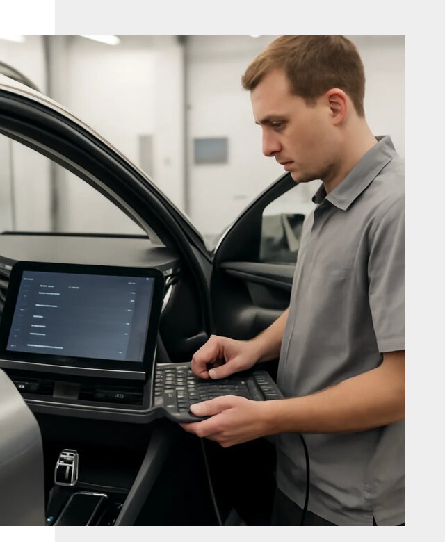 Русификация мультимедиа автомобилей Lynk Co в Сарапуле